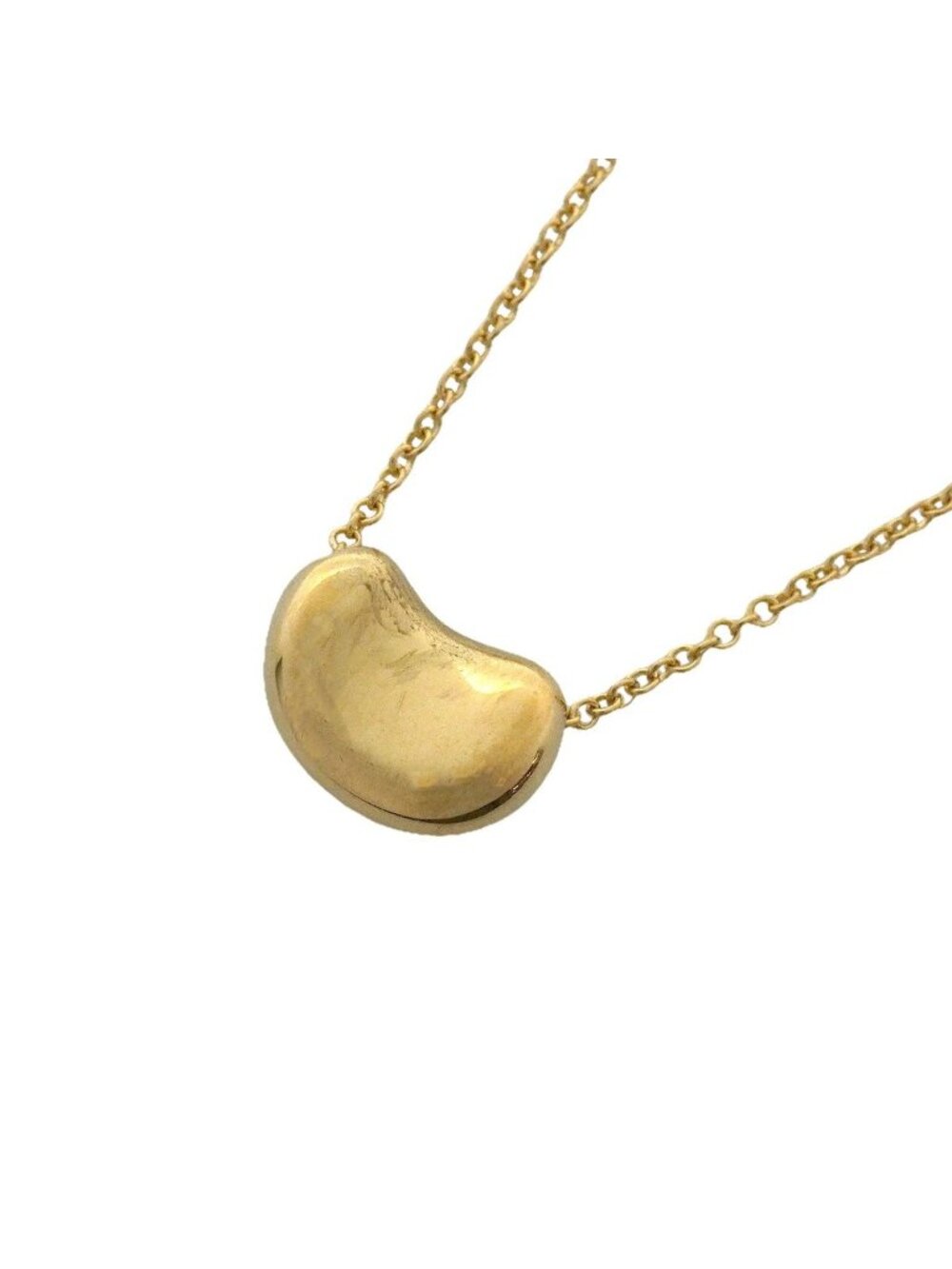 Tiffany & Co Necklace Bean 18K Yellow Gold